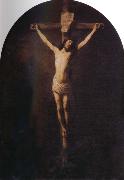 REMBRANDT Harmenszoon van Rijn Christ on the Cross oil on canvas